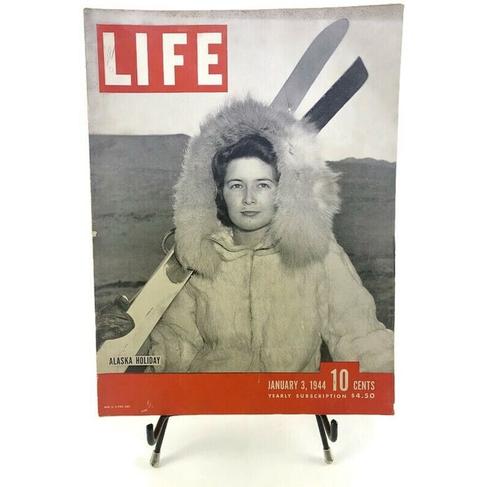 LIFE Magazine January 3 1944 Barbara Belle Brubaker Alaska Cover WWII